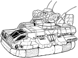 J. Edgar Light Hover Tank line art