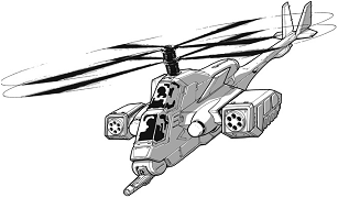 Balac Strike VTOL (Spotter) line art