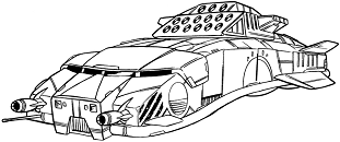 Stygian Strike Tank (Armor) line art