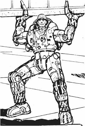 PowerLoader Exoskeleton P-5000 (Sqd6) line art