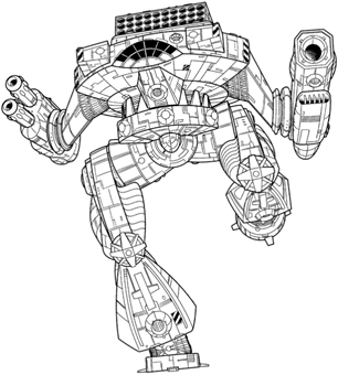 Shugenja SJA-8H line art