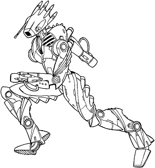 Red Shift RDS-2B line art