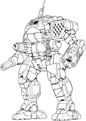 Orion C line art