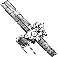 Antares Series AS-17 C3ISR Satellite line art