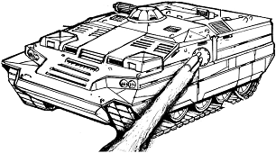 Ignis Infantry Support Tank (SRM) line art