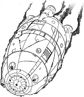 Merlin R1 line art