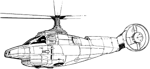 Cavalry Attack Helicopter (BA) line art