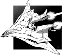 Qasar A line art