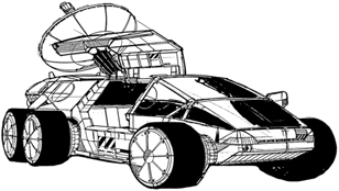 Swift Wind Scout Car line art