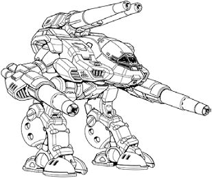Behemoth BHN-6H line art