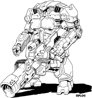 Cuchulainn Support Armor (Sqd4) line art