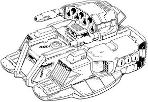 Saracen Mk II HCV line art