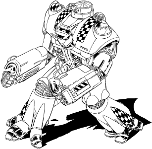 Cerberus MR-V2 line art