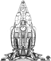 Tiamat Pocket Warship line art
