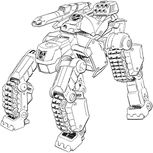 Boreas A line art