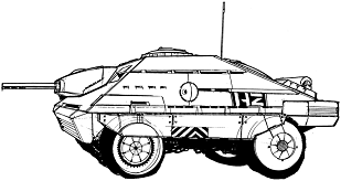 Jagdpanzer II line art