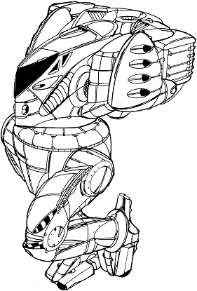 O-Bakemono OBK-M10 line art