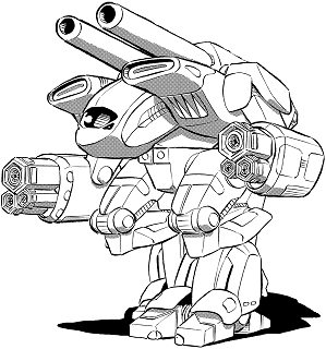 Behemoth (Stone Rhino) 2 line art