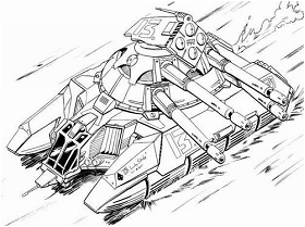 Epona Pursuit Tank B line art