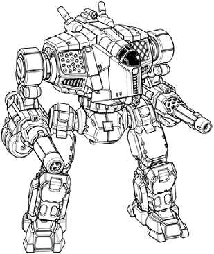 Naga II H line art