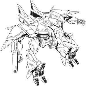 Screamer LAM SCR-1X-LAM line art