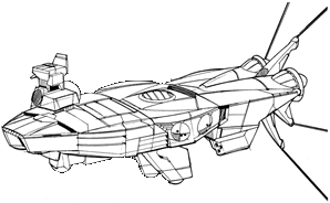 Lola III Destroyer (Clan) line art