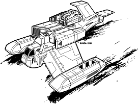Pandion Combat WiGE (3140 Upgrade) line art