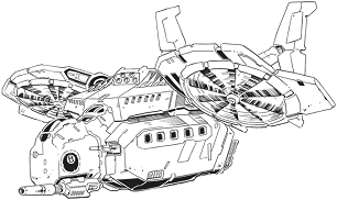 Cardinal Transport line art