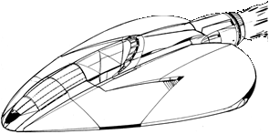 Monarch line art