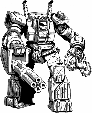 Raider Mk II JL-2 line art