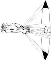 Hunter JumpShip (Lithium-Fusion) line art