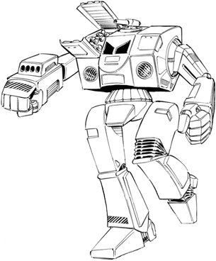 Bombardier BMB-10D line art