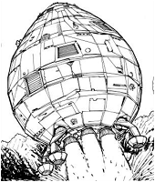 Czar DropShip line art