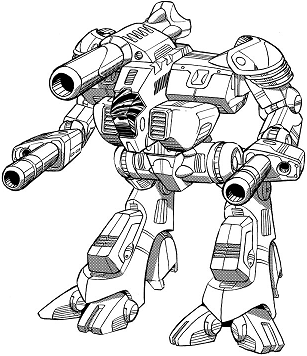 Marauder II MAD-4L line art