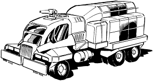 RR-3 Recovery Vehicle line art