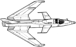 Deathstalker XF-78 line art