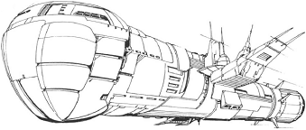 Cameron Battlecruiser (2688) line art