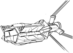 Cameron Battlecruiser (Clan) line art