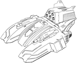 Hadur Fast Support Vehicle (LRM) line art