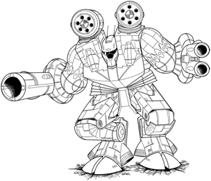 Helios HEL-2C line art