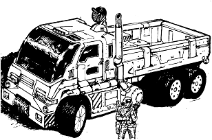 Norman Utility Truck line art