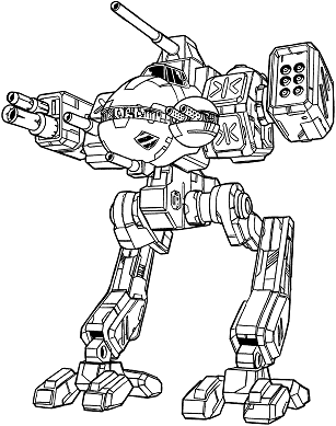 Osiris OSR-5D line art