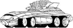 Pilum Heavy Tank line art