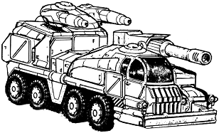 Danai Support Vehicle (Arrow) line art