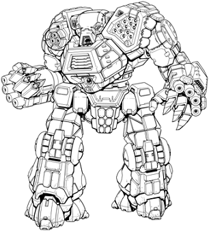 Kodiak line art