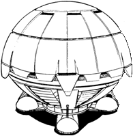 Dropshuttle K-1 line art