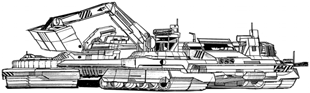 Engineering Vehicle line art