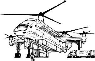 St. Christopher Cargo Transport C2 line art