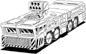 Zahn Heavy Transport line art