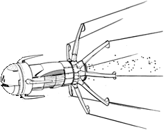Merchant JumpShip (Clan) line art